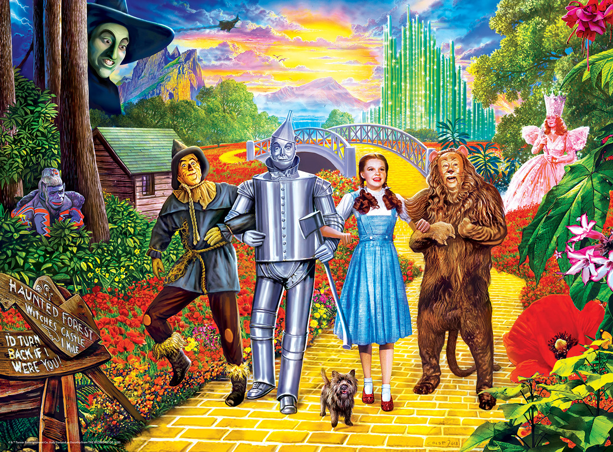The Land of Oz Dorothy and Toto Re-Marks 100 Piece Puzzle Poster Kit New 