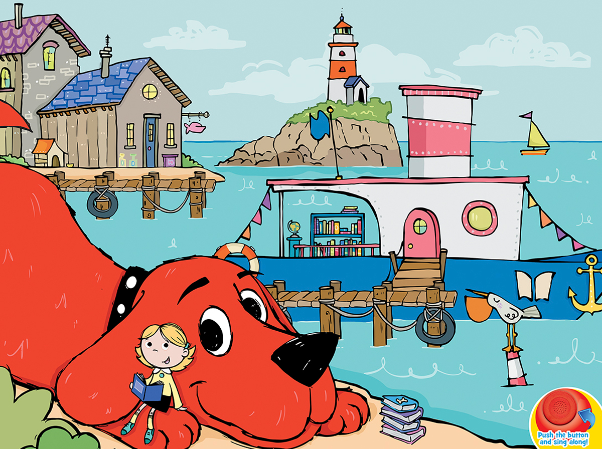 Clifford Library Boat Dogs Jigsaw Puzzle