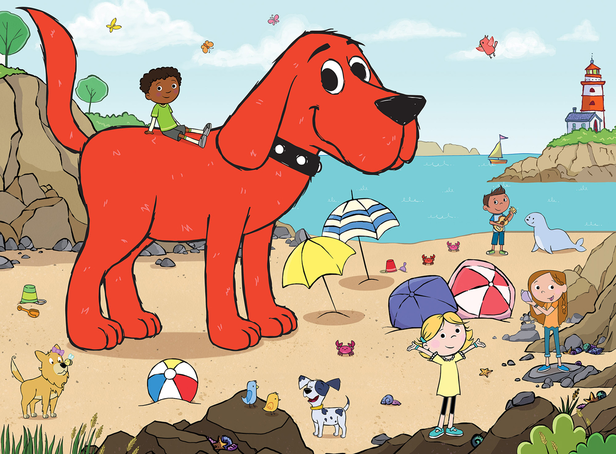 Clifford Summer Day - Scratch and Dent Dogs Jigsaw Puzzle