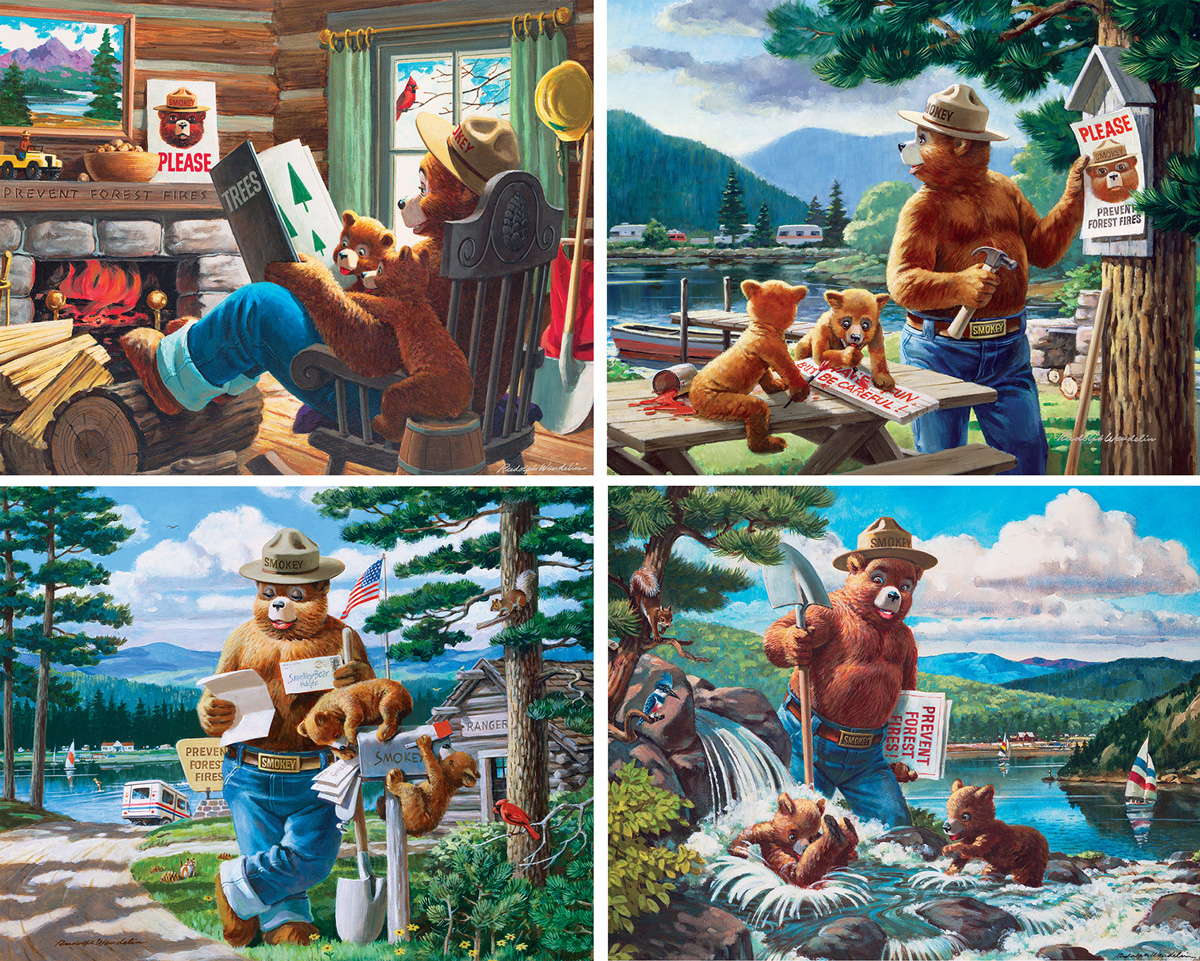 Smokey Bear Multipack Bear Jigsaw Puzzle