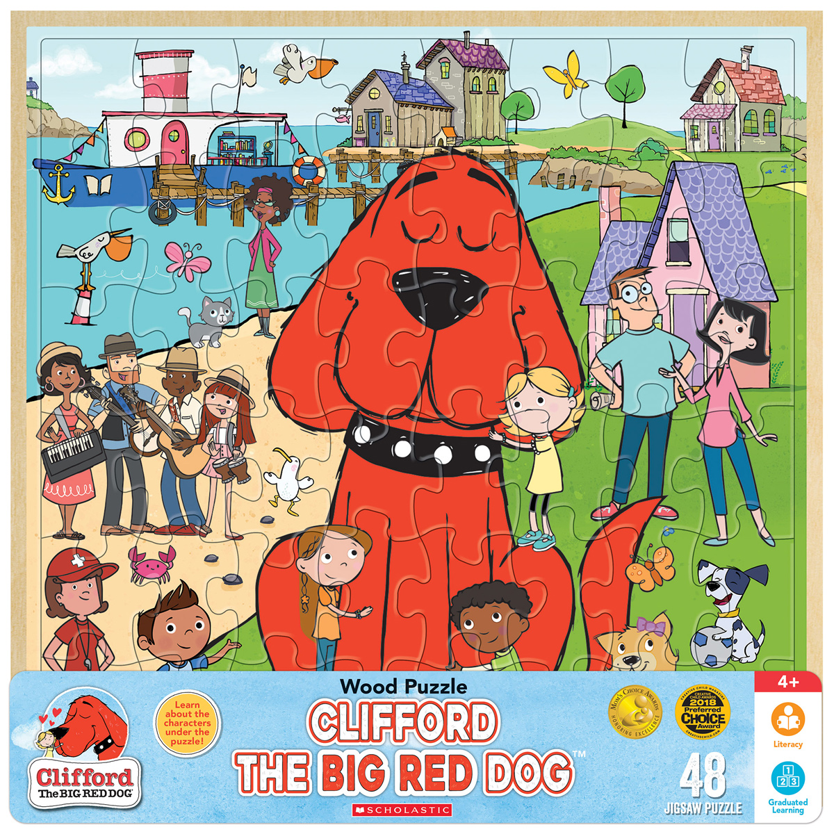 Clifford 48pc Wood Puzzle