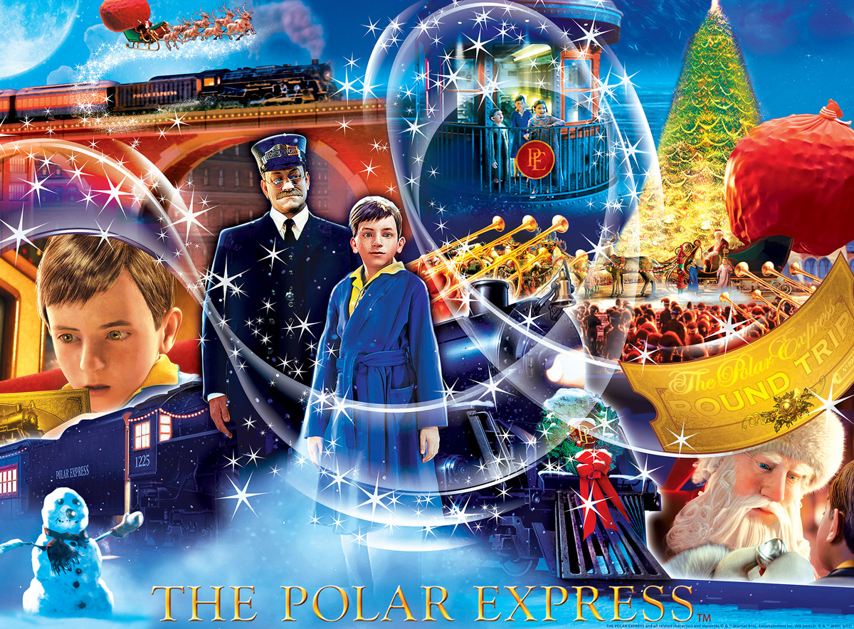 The Polar Express - The Golden Ticket Train Jigsaw Puzzle