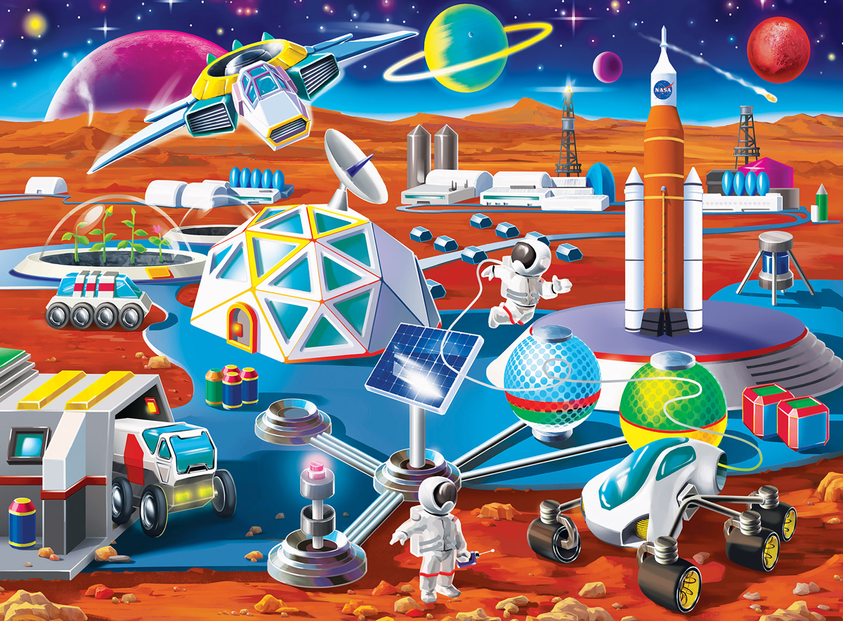 NASA - Mars Mission Puzzle Space Children's Puzzles