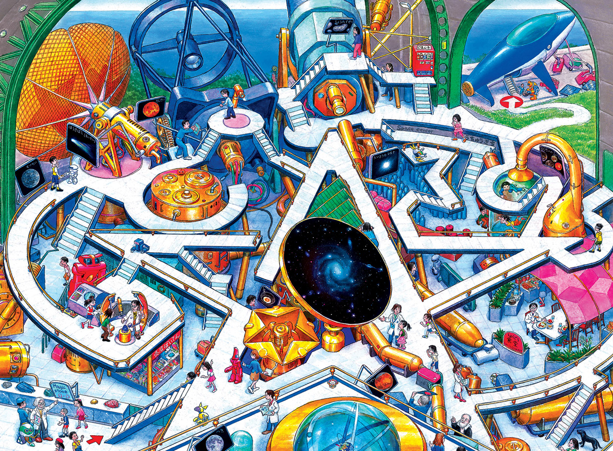 Space Colony Space Jigsaw Puzzle