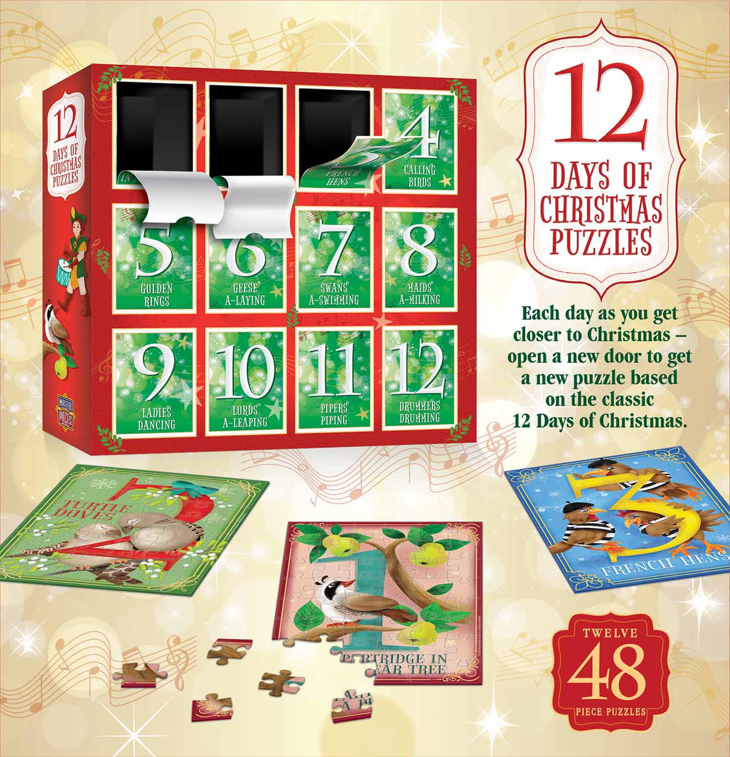12 Days of Puzzles - Advent Calendar Christmas Children's Puzzles