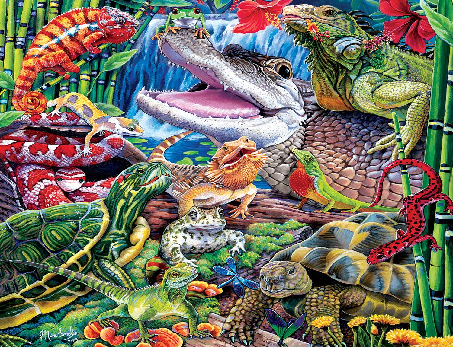 World of Animals - Reptile Friends Animals Jigsaw Puzzle