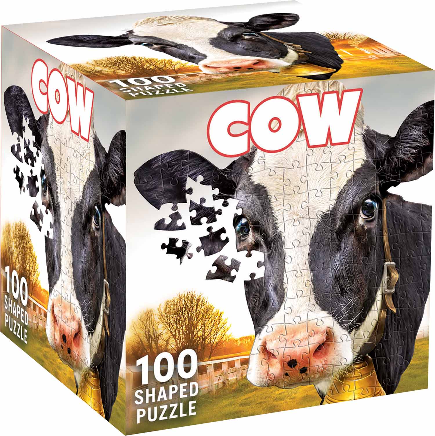 Cow Animals Shaped Puzzle