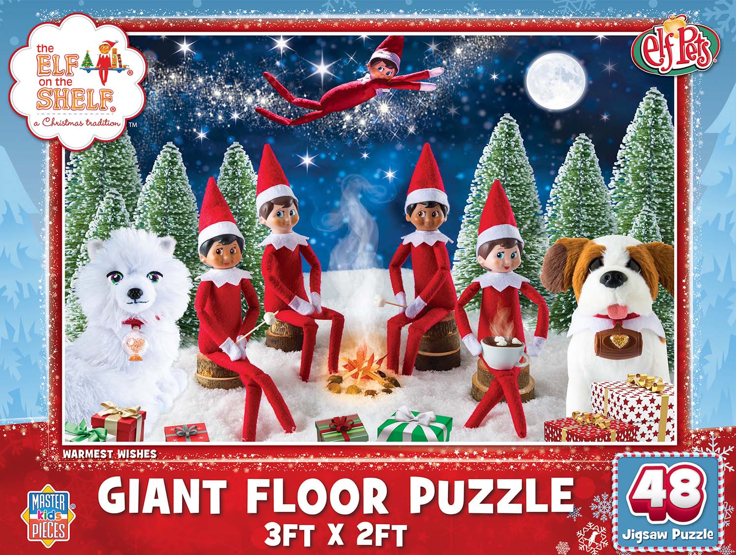 Elf on the Shelf Christmas Floor Puzzle