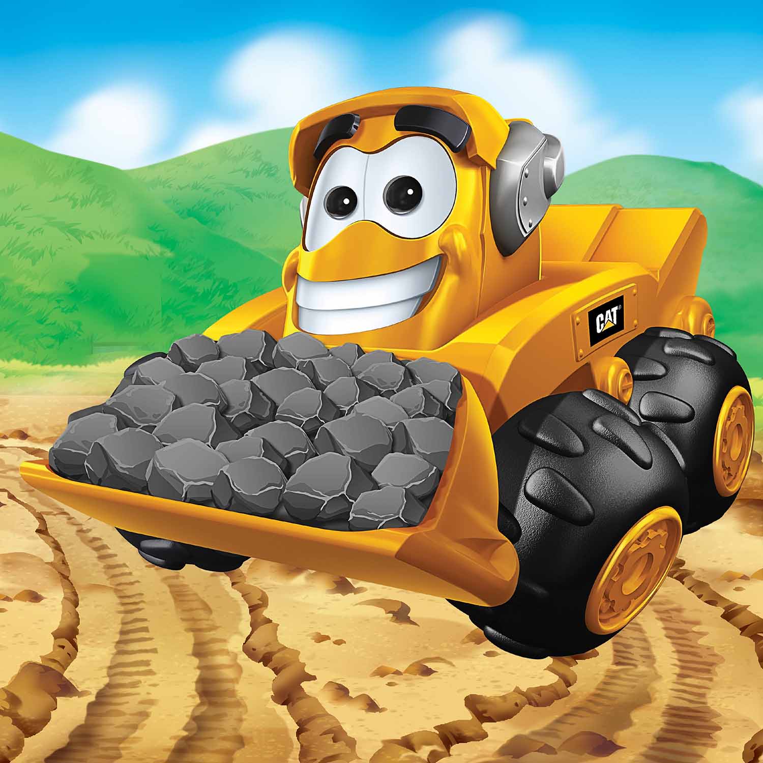 Caterpillar - Mighty Marcus 25 Piece Squzzle Construction Jigsaw Puzzle