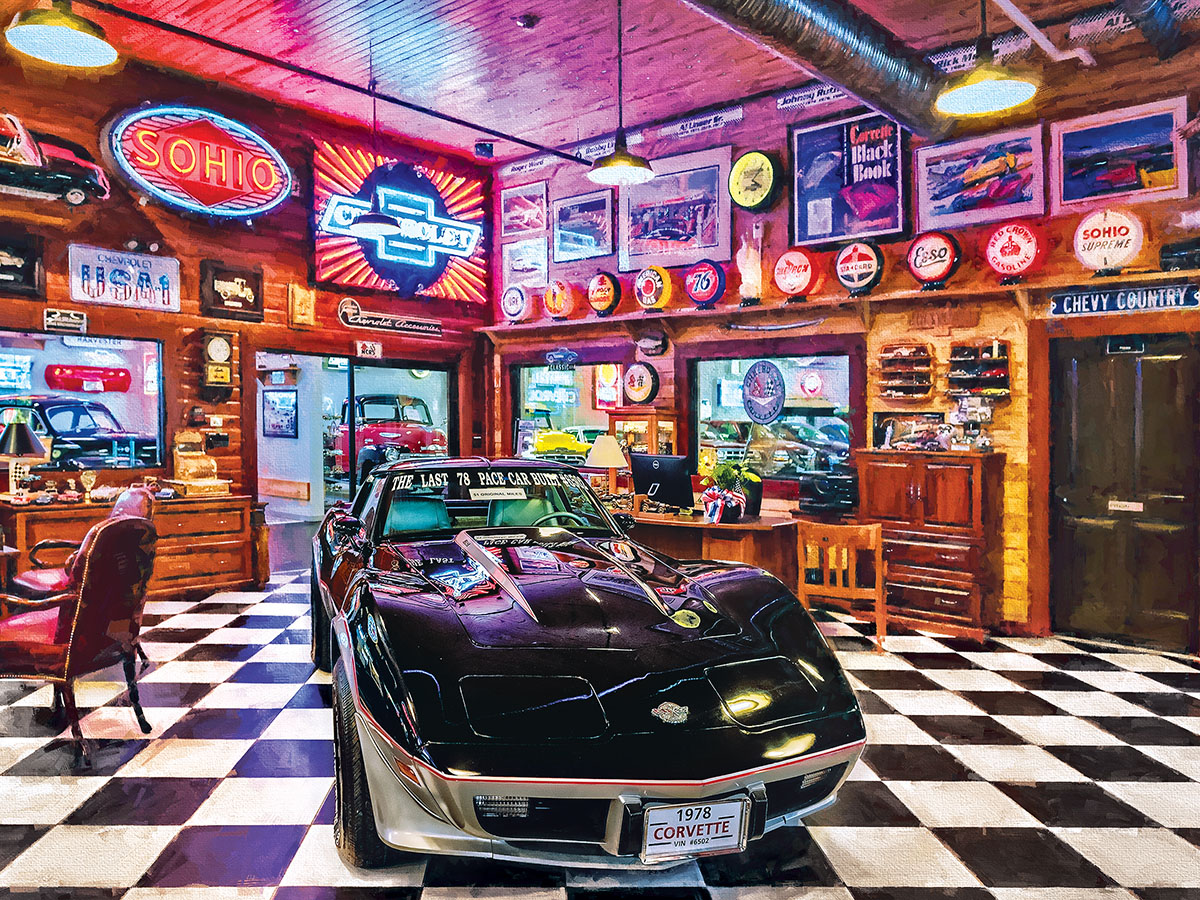 Black Beauty - Scratch and Dent Car Jigsaw Puzzle