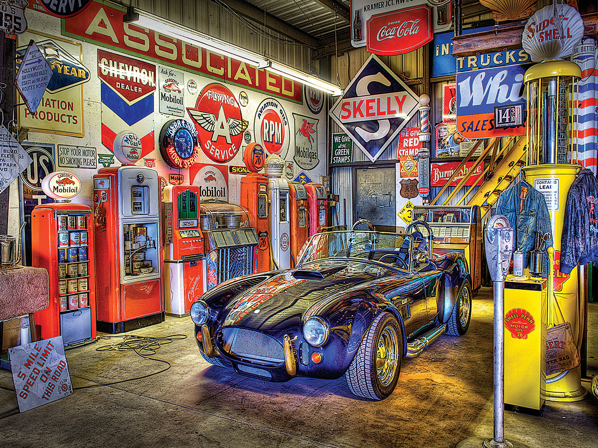 Jewel of the Garage Vehicles Jigsaw Puzzle