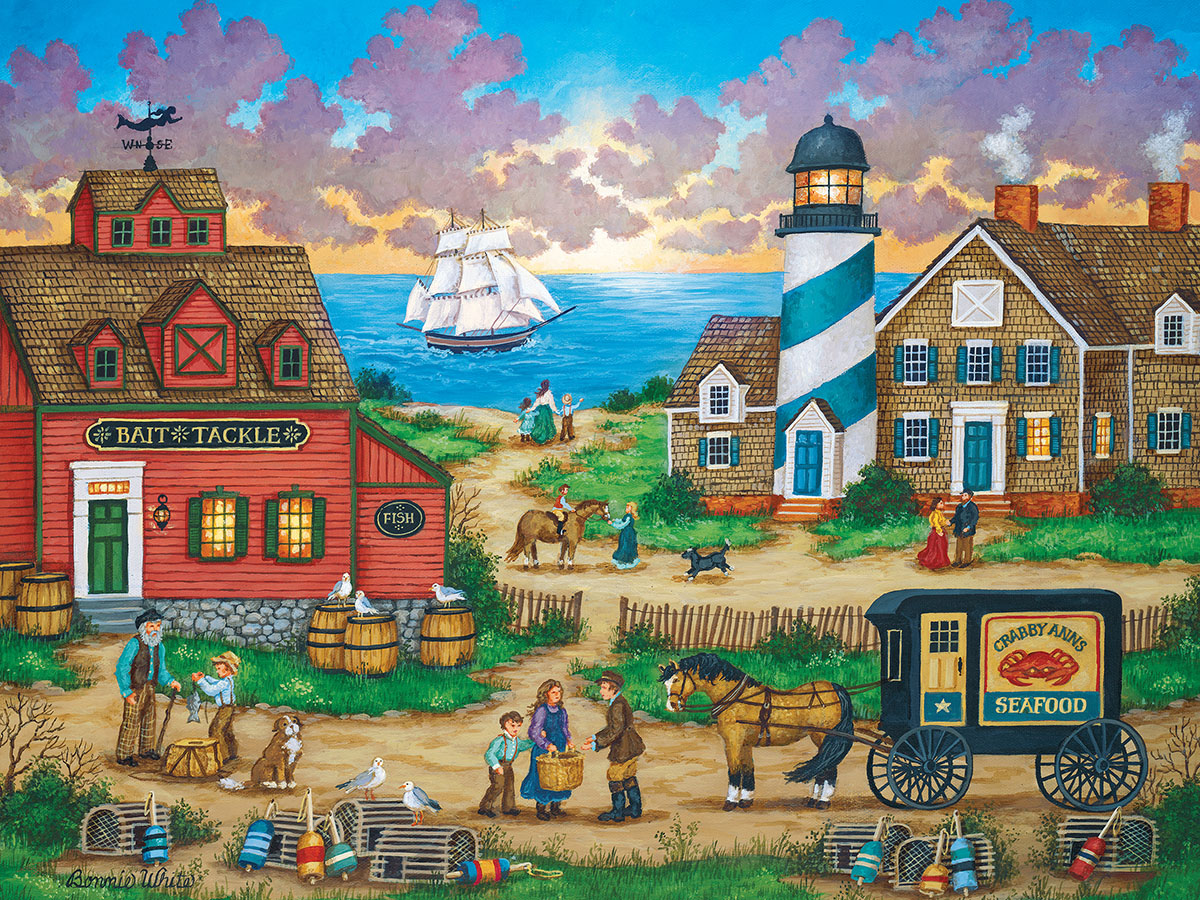 The Days End Americana Jigsaw Puzzle