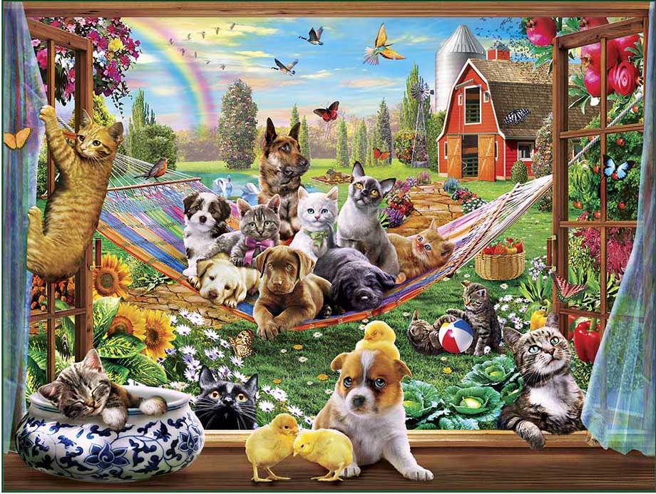 Afternoon Siesta Cats Jigsaw Puzzle