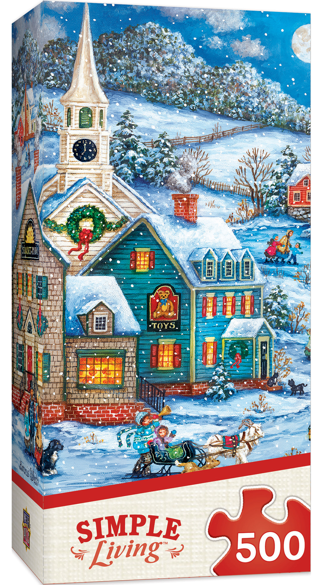 Welcoming the New Year - Scratch and Dent Winter Jigsaw Puzzle