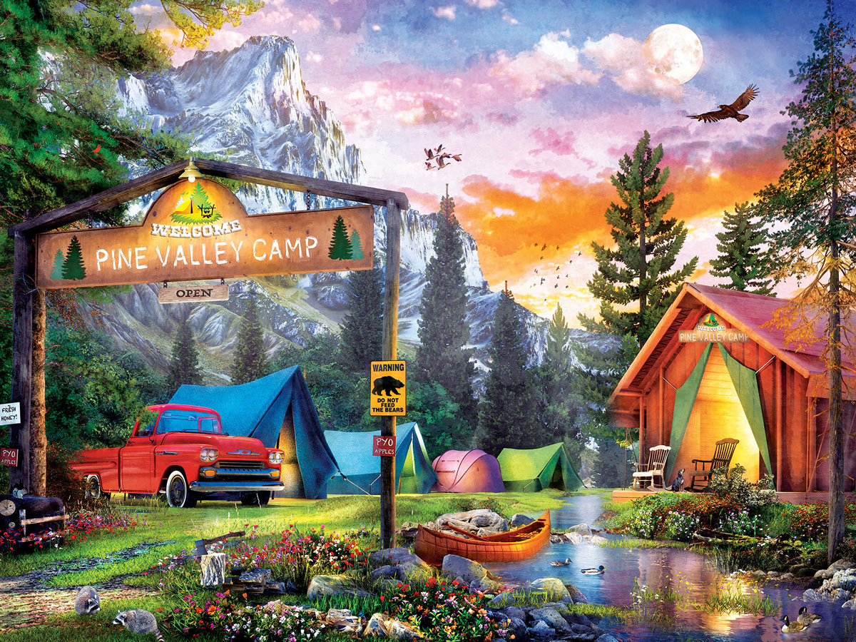 Pine Valley Camp Outdoors Jigsaw Puzzle