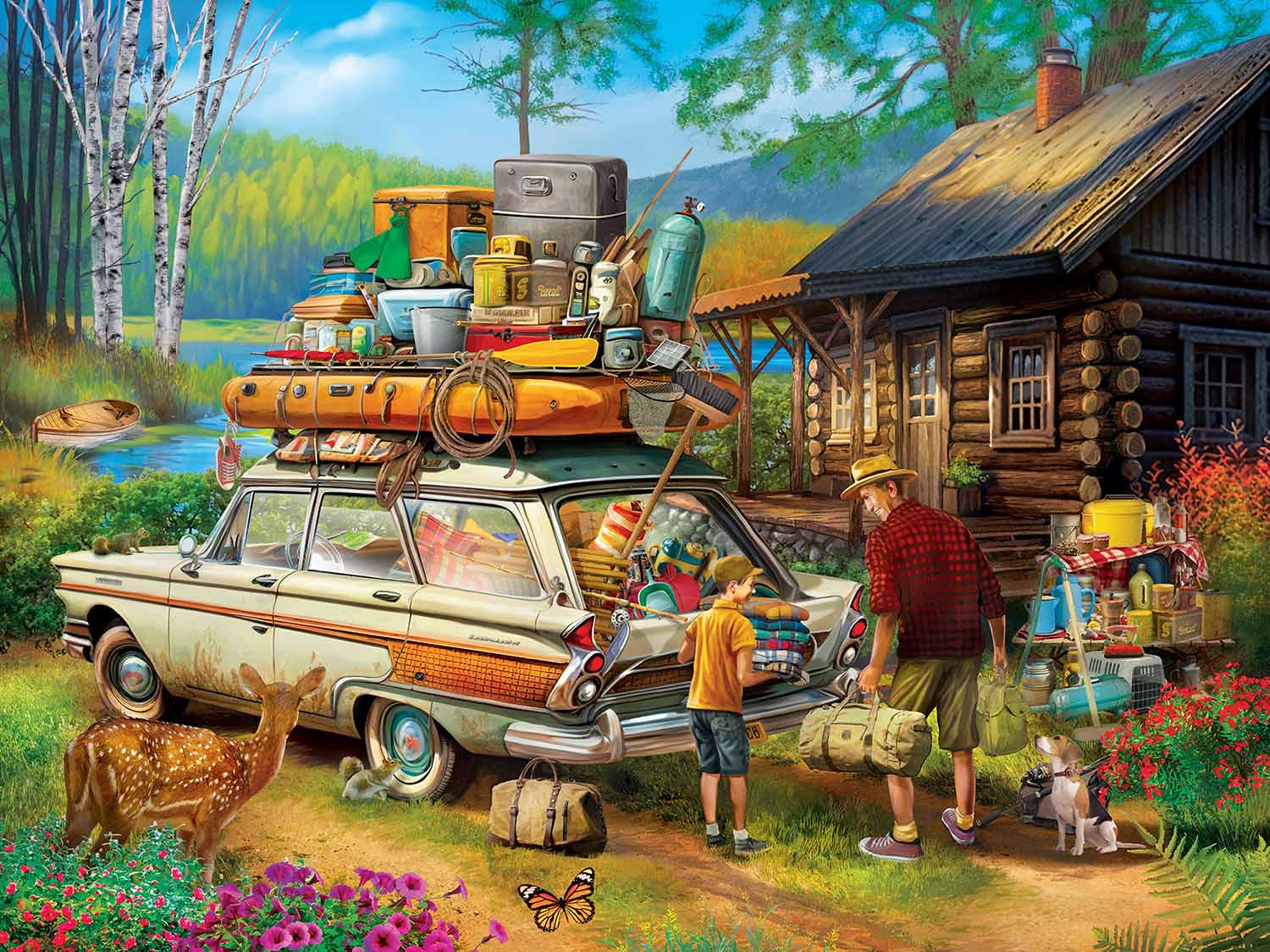 Campside - Unpacking Memories  Nostalgic & Retro Jigsaw Puzzle