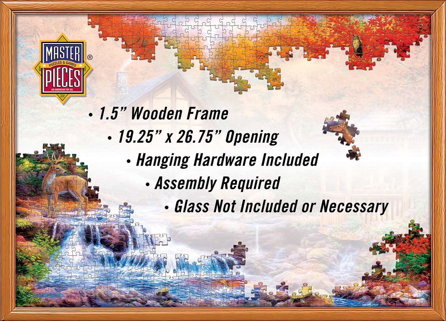 19.25 x 26.75 Wood Puzzle Frame, MasterPieces