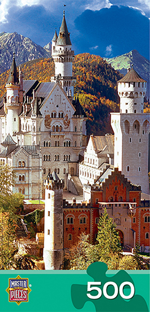 Jigsaw Puzzle Neuschwanstein Castle Bavaria 500 Pcs 18" X 11" Puzzlebug for sale online 
