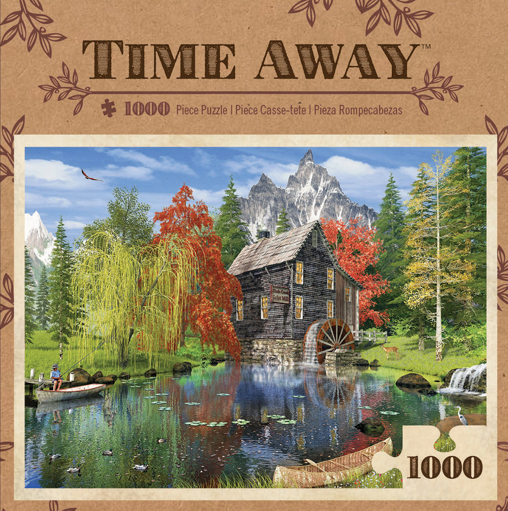 Time away. Puzzle Masterpieces a great Day. Masterpieces пазл Winter Aspens купить.