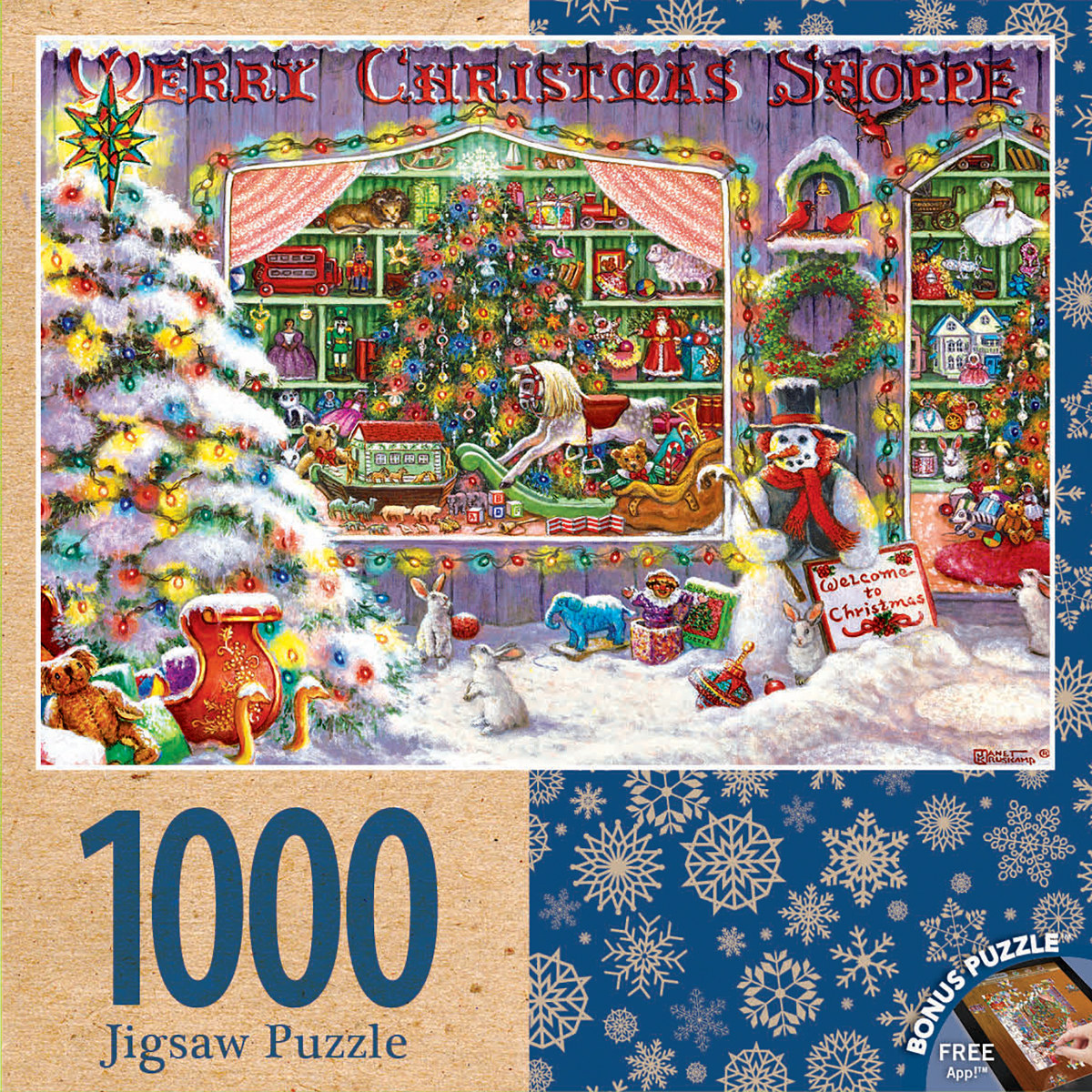 Merry Christmas Shop Jigsaw Puzzle | PuzzleWarehouse.com