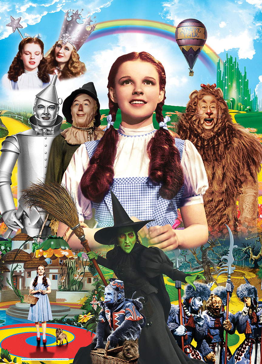 MasterPieces THE WIZARD OF OZ 1000 Piece Jigsaw Puzzle Book Box Dorothy Wit...