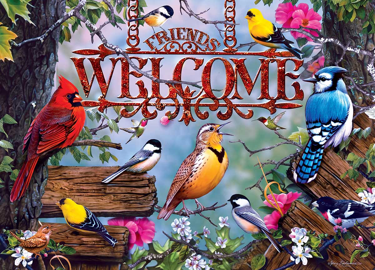 Perched Birds Jigsaw Puzzle