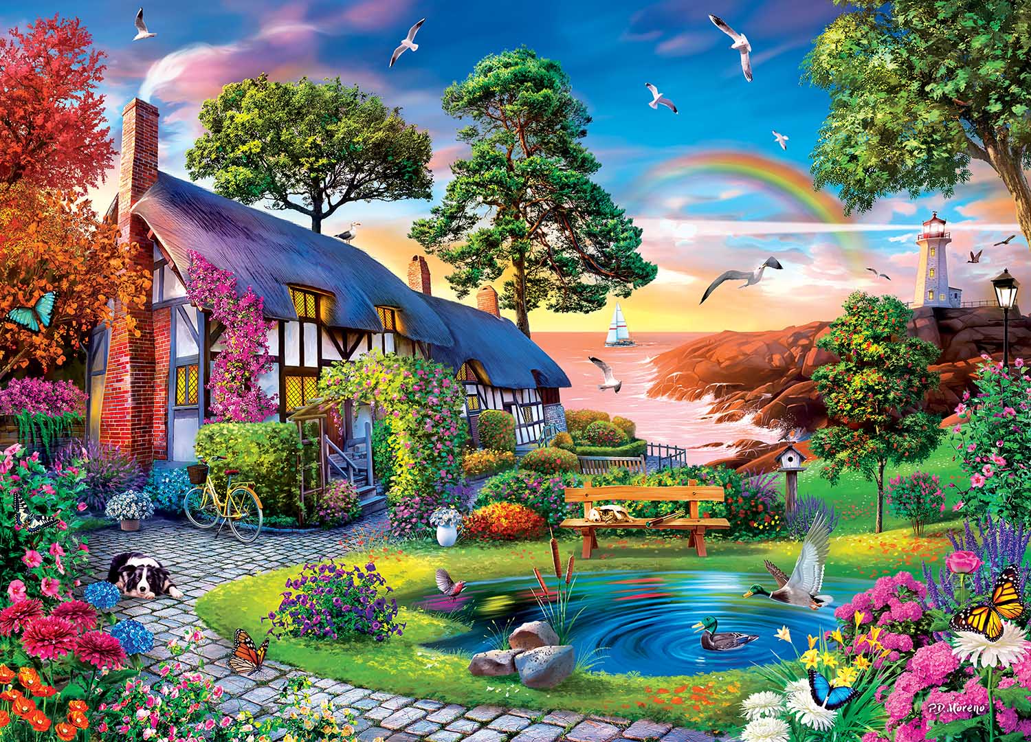 Over the Rainbow Lakes & Rivers Jigsaw Puzzle