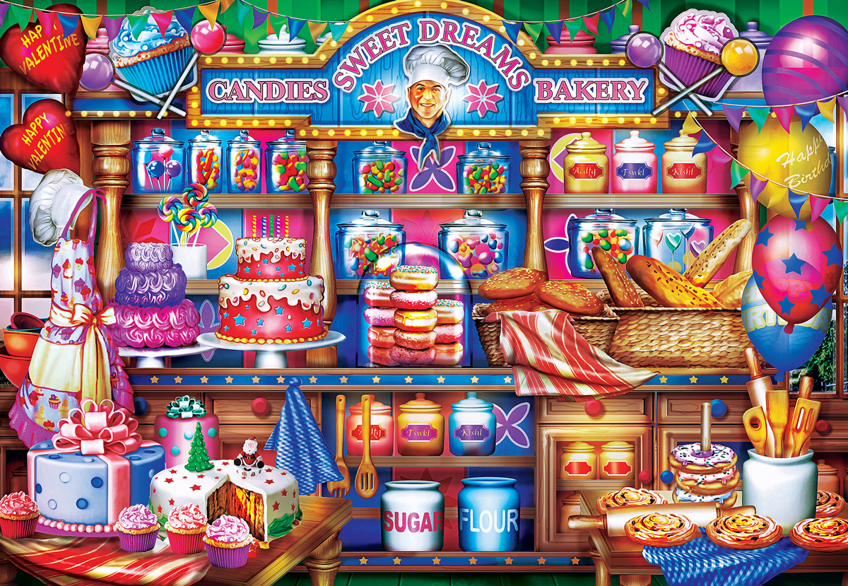 Sweet Dreams Bakery Sweets Jigsaw Puzzle