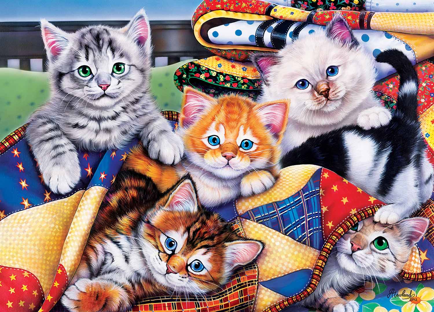 Cozy Kittens Cats Jigsaw Puzzle