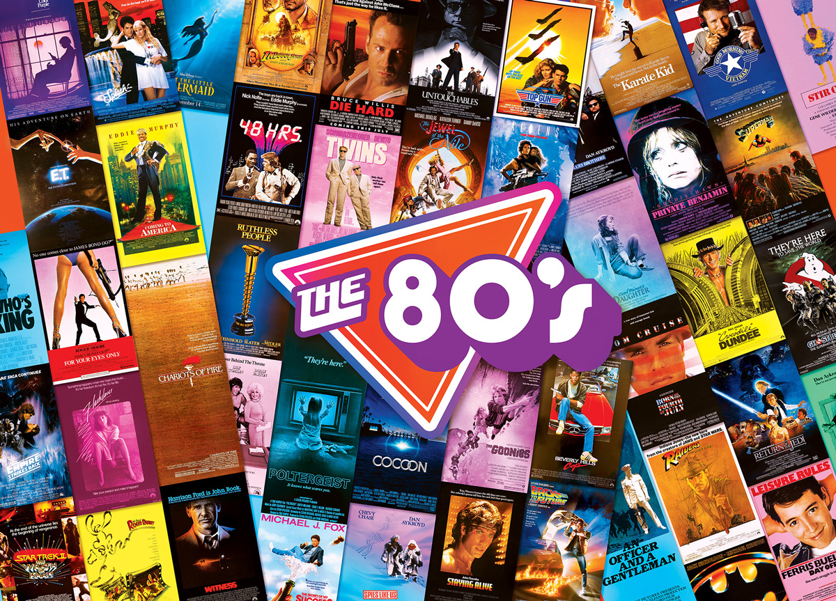 Blockbuster Movies 80's Movies & TV Jigsaw Puzzle