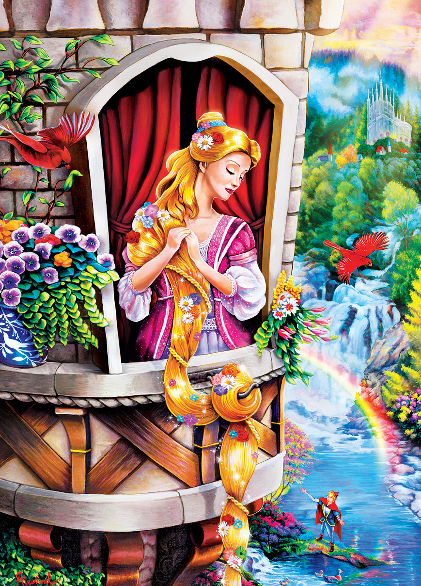 Classic Fairy Tales - Rapunzel 1000pc Puzzle
