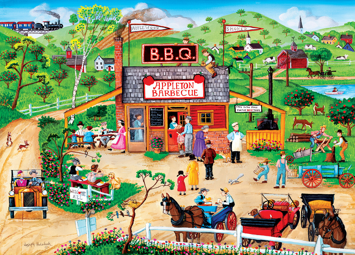 Appleton BBQ Countryside Jigsaw Puzzle