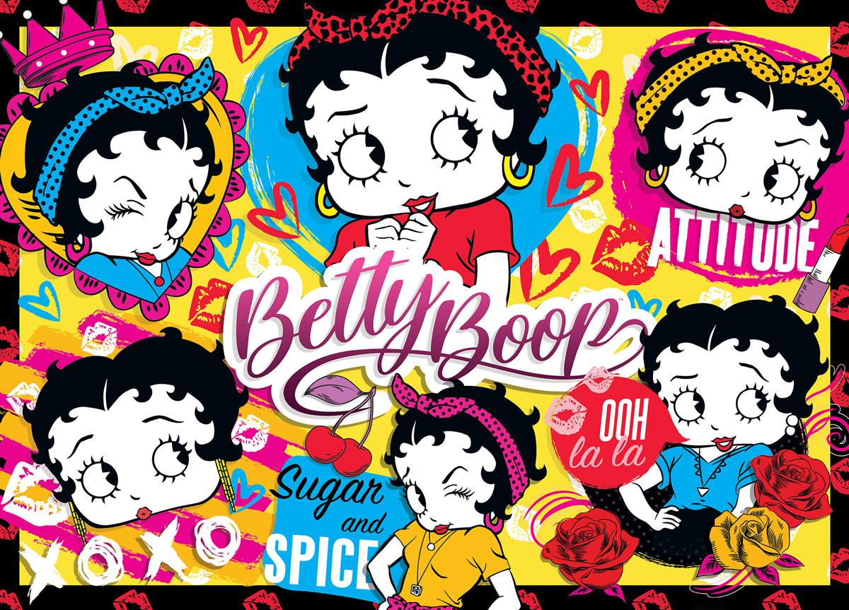 Betty Boop - Pop Star, 1000 Pieces, MasterPieces | Puzzle Warehouse