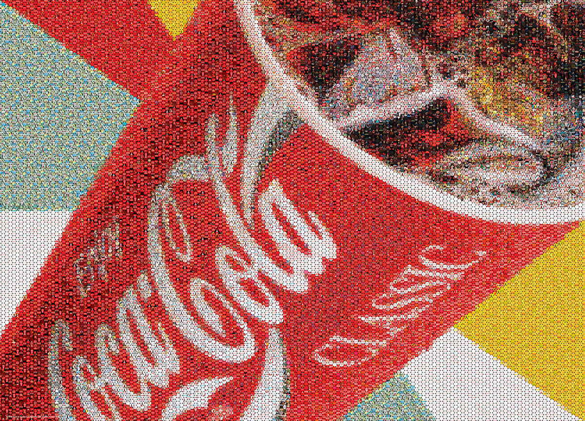 Coca-Cola Photomosiac Big Gulp Coca Cola Jigsaw Puzzle