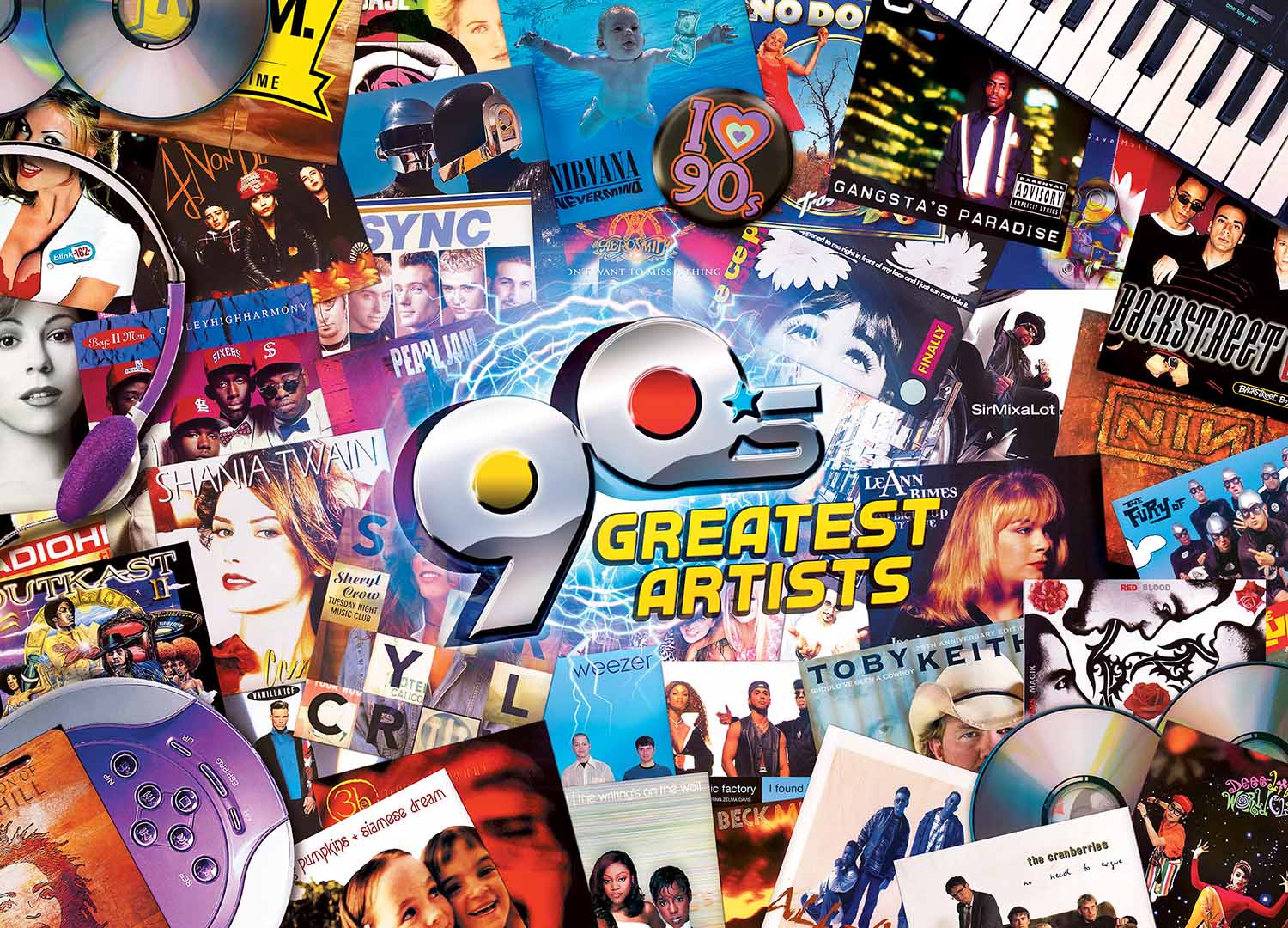 greatest-hits-90-s-artists-1000-pieces-masterpieces-puzzle-warehouse