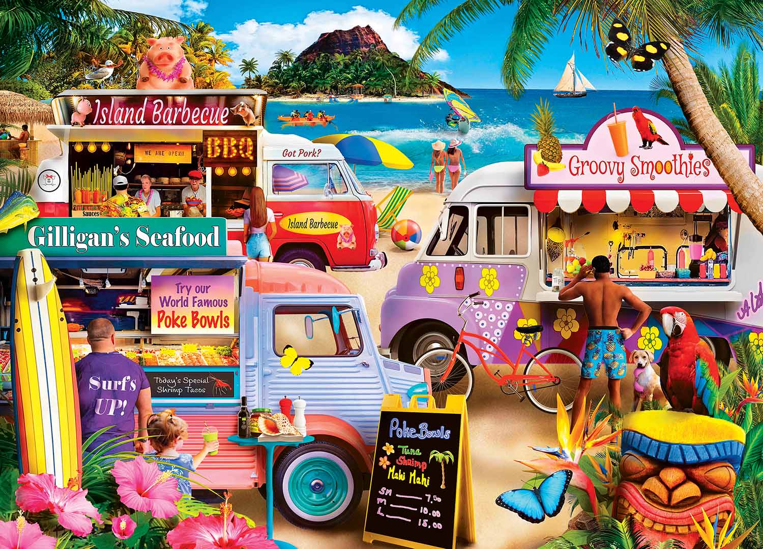 Surf's Up Food and Drink Jigsaw Puzzle