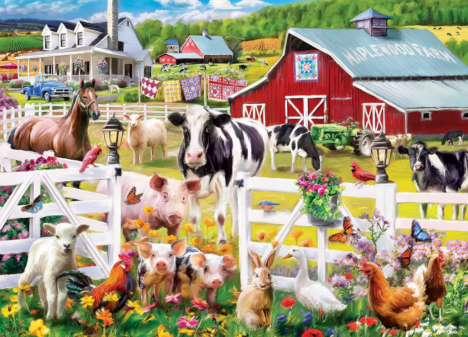 Weekends On the Farm, 1000 Pieces, MasterPieces | Puzzle Warehouse