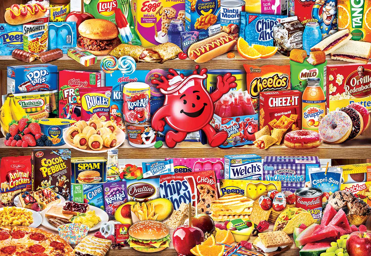 Masterpieces 2000 Piece Jigsaw Puzzle - Kids' Favorite Foods - 39x27