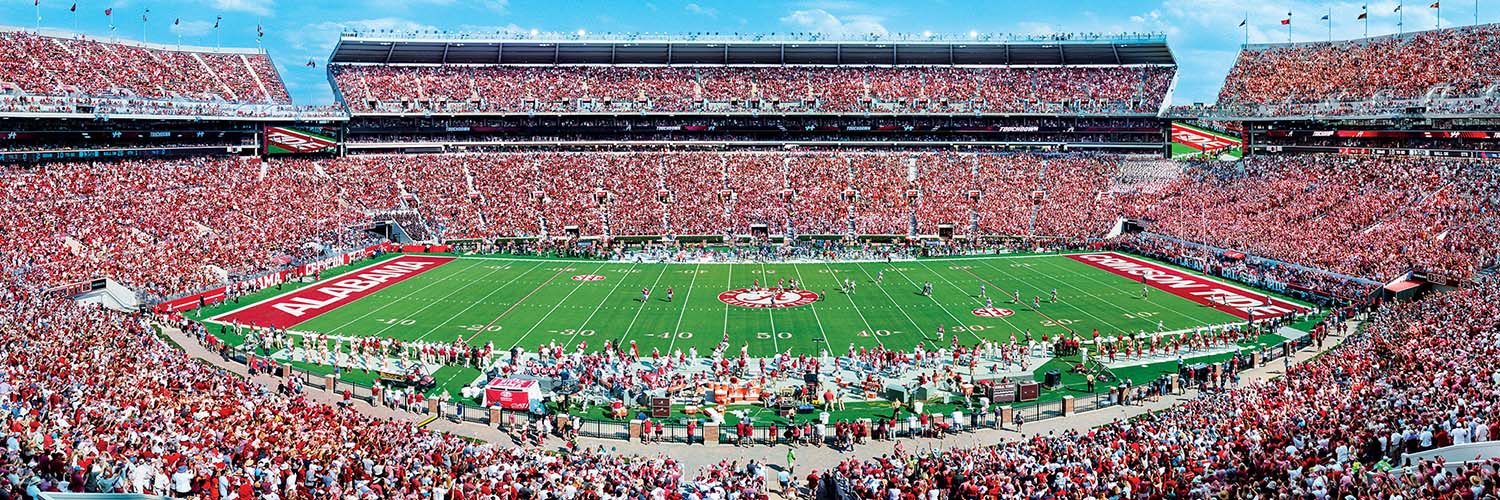 Alabama Crimson Tide NCAA Stadium Panoramics Center View