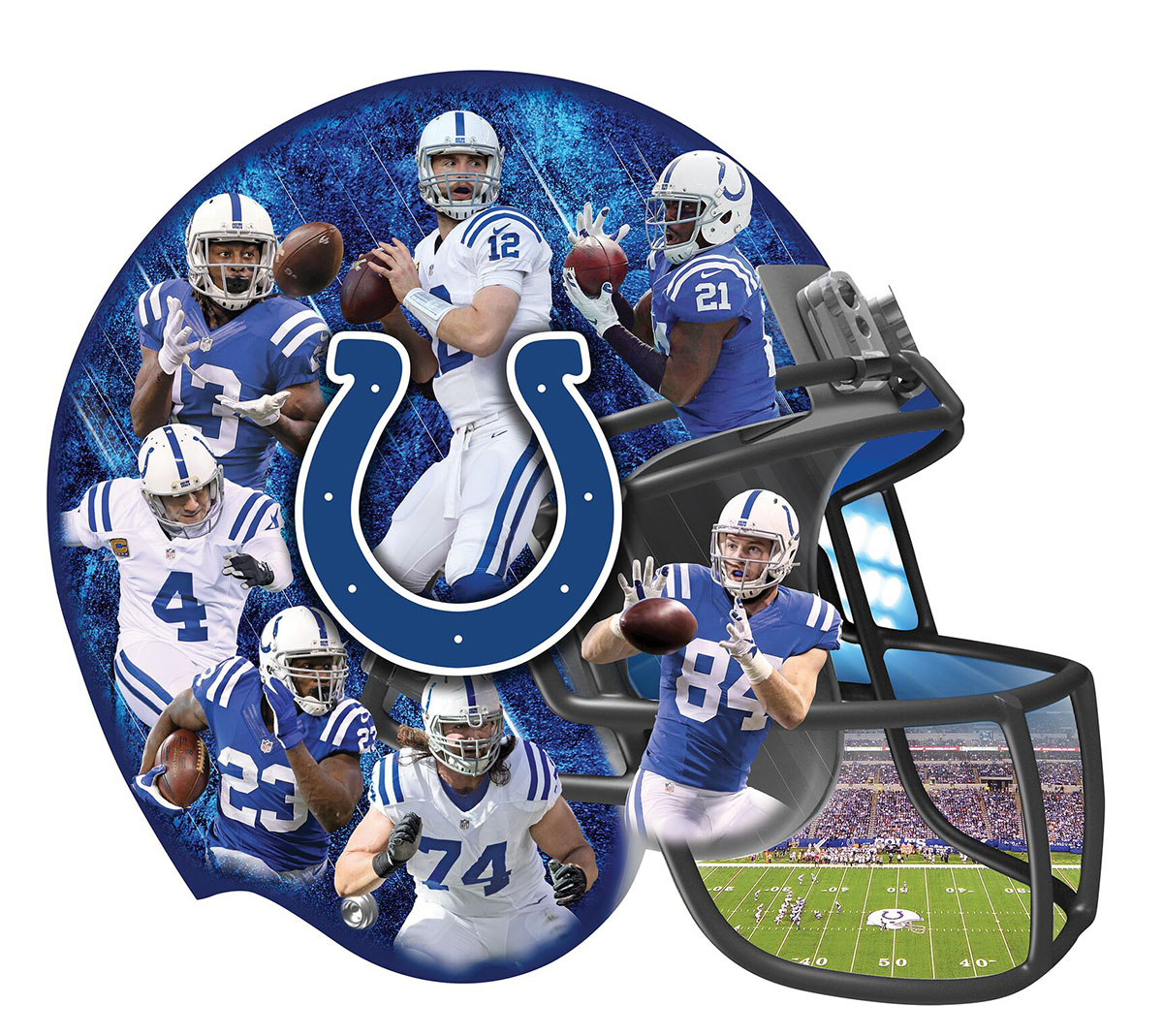 NFL Indianapolis Colts 500pc Retro Series Puzzle