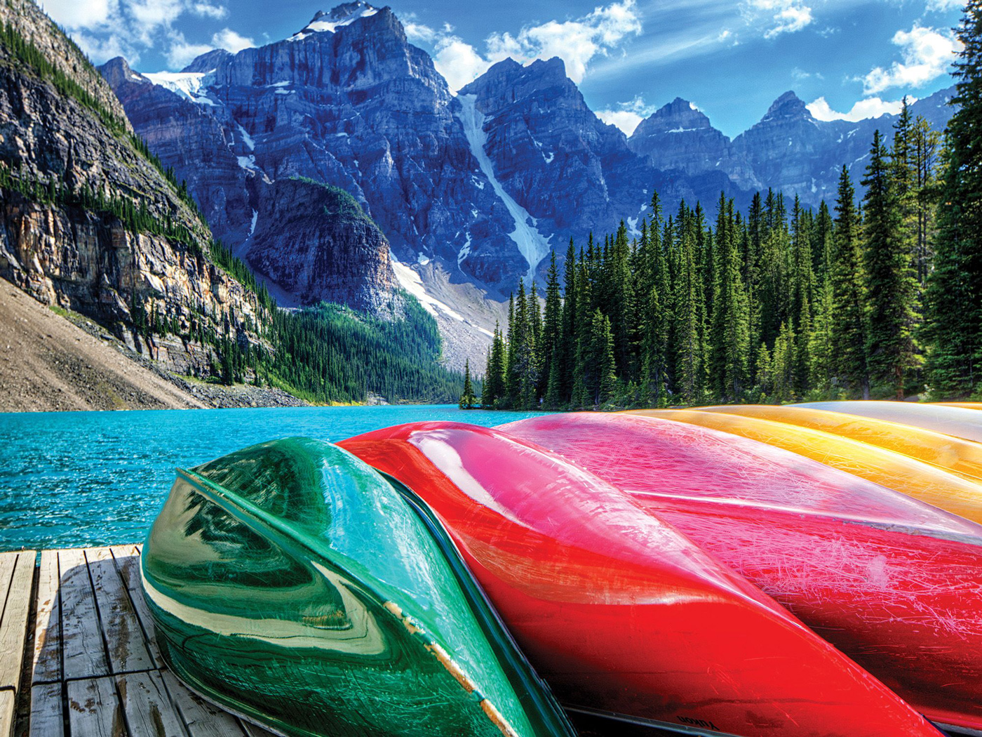 Take Me to the Mountains Boat Jigsaw Puzzle