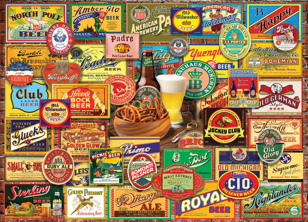 Beer Fest Collage Jigsaw Puzzle