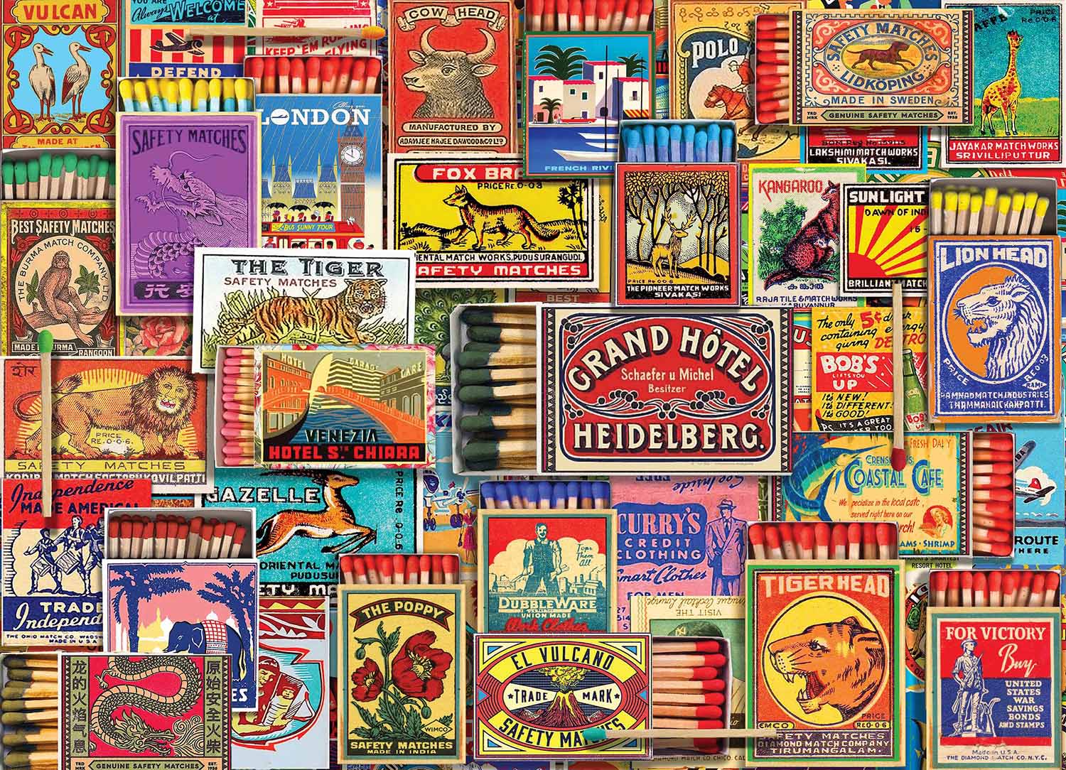 Matchbook Anthology Nostalgic & Retro Jigsaw Puzzle