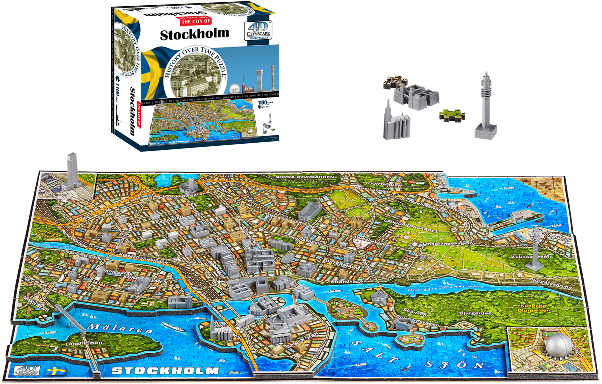 Stockholm Cities Jigsaw Puzzle