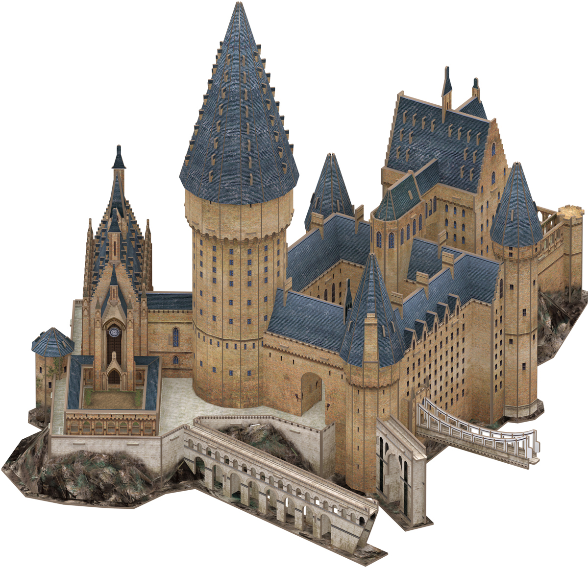 Harry Potter Great Hall Paper Puzzle Movies & TV 3D Puzzle