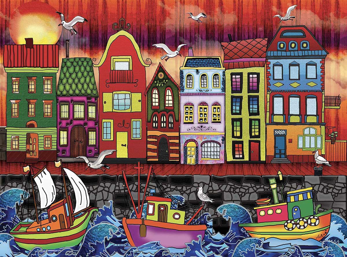 Amsterdam - Scratch and Dent Amsterdam Jigsaw Puzzle