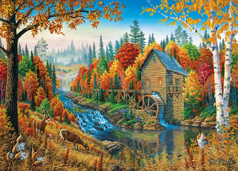 Johnson's Mill (Time Away), 1000 Pieces, MasterPieces | Puzzle Warehouse