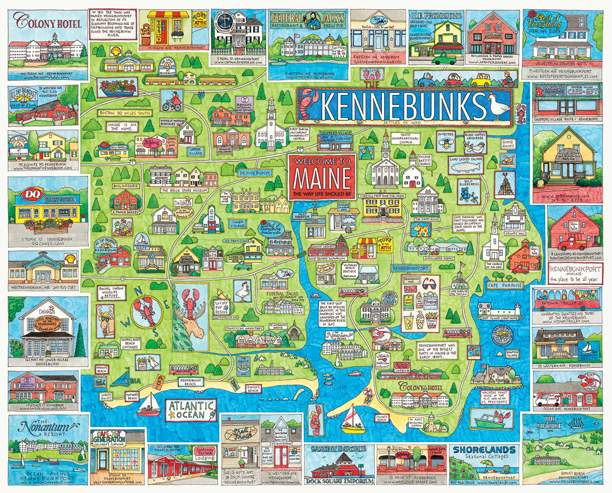 The Kennebunks, Maine Jigsaw Puzzle | PuzzleWarehouse.com