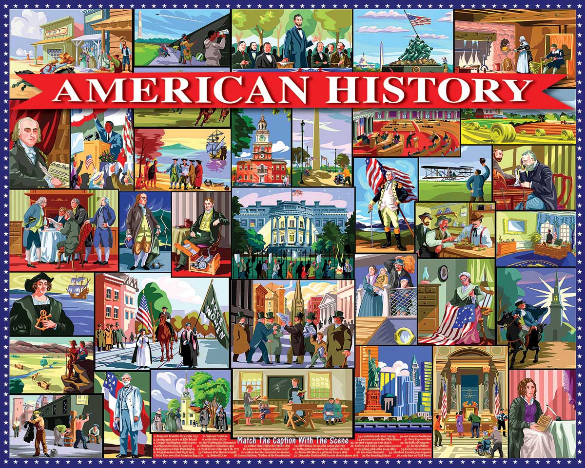 Houghton United States Jigsaw Puzzle By MI Puzzles