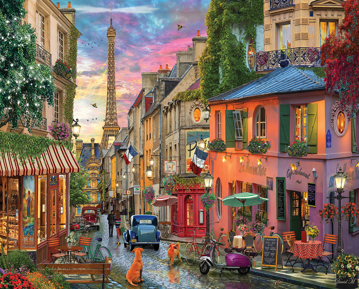 Paris Sunset, 1000 Pieces, White Mountain | Puzzle Warehouse